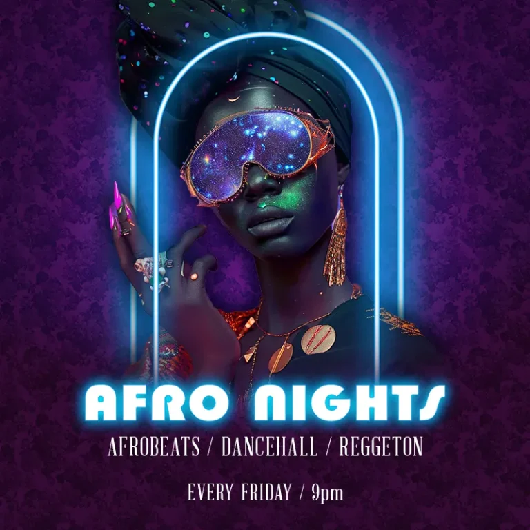 Unleash your inner dancer to the electrifying mixes of Afrobeats, Dancehall, and Afro-House spun by our line-up of talented DJs. Our resident and guest DJs will keep the energy high all night long.