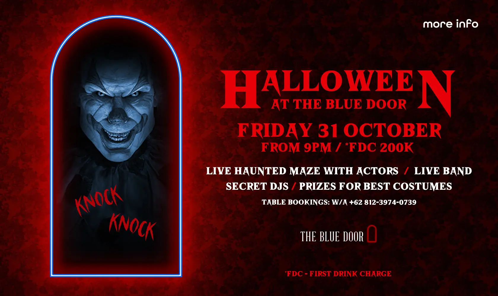 The Blue Door Halloween Party 2025