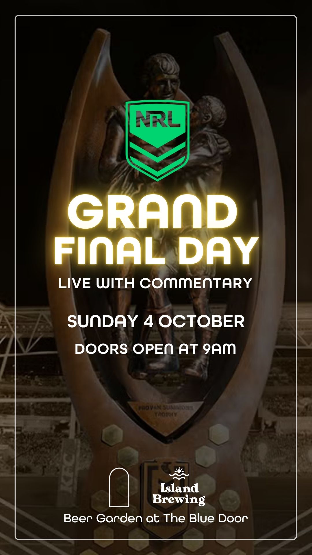 Watch NRL Grand Final 2026 Live at The Blue Door Ubud