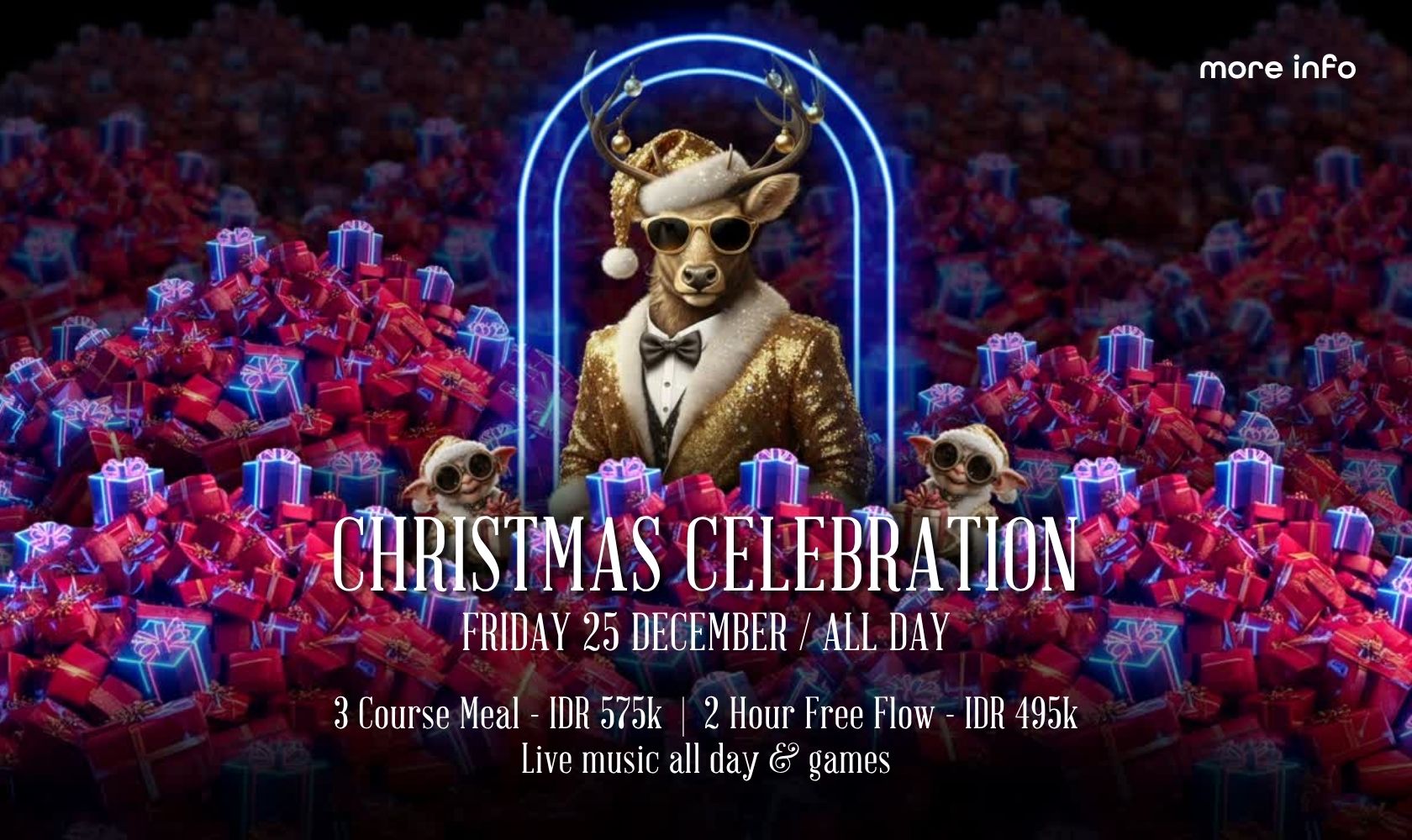Christmas Lunch & Dinner in the Heart of Ubud