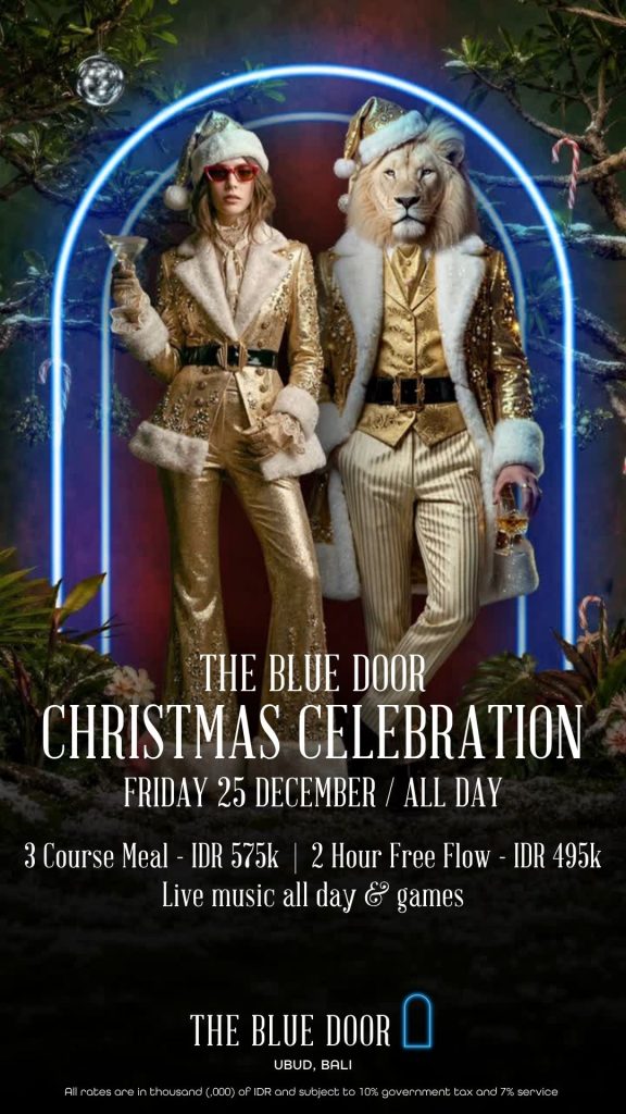 CHRISTMAS PARTY 2026 AT THE BLUE DOOR, UBUD